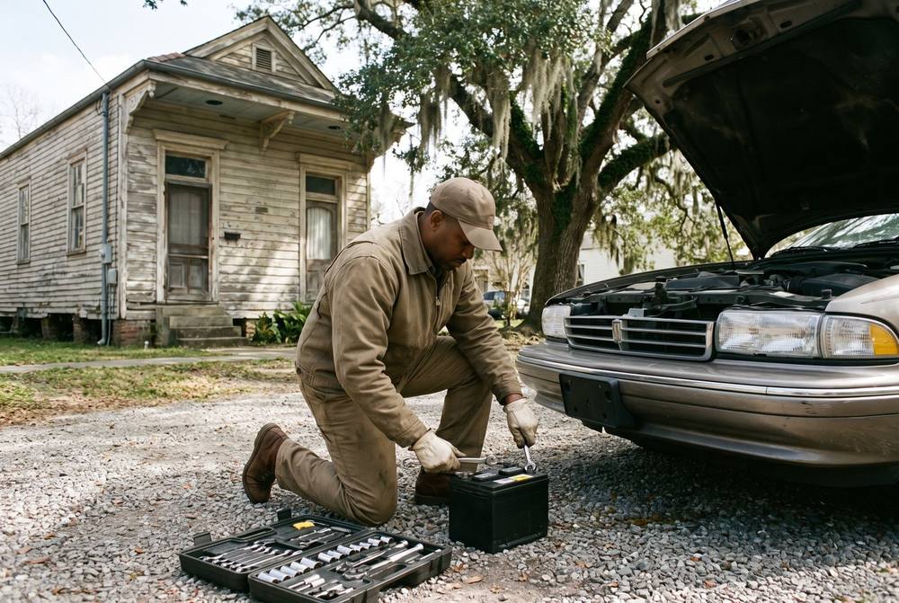 Replacing a battery