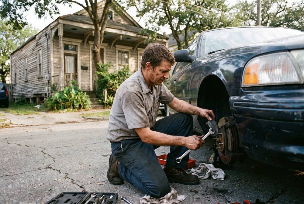 Brake pads replacement